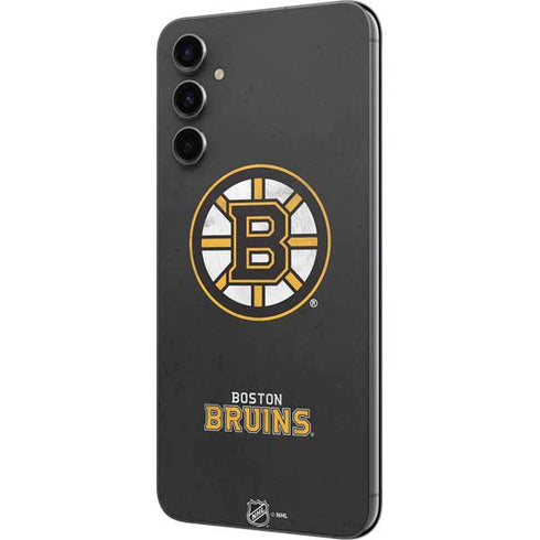 NHL Boston Bruins Distressed Galaxy A14 5G Skin